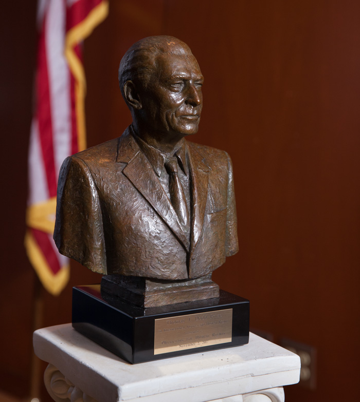 Bronze Dodd Prize Statue
